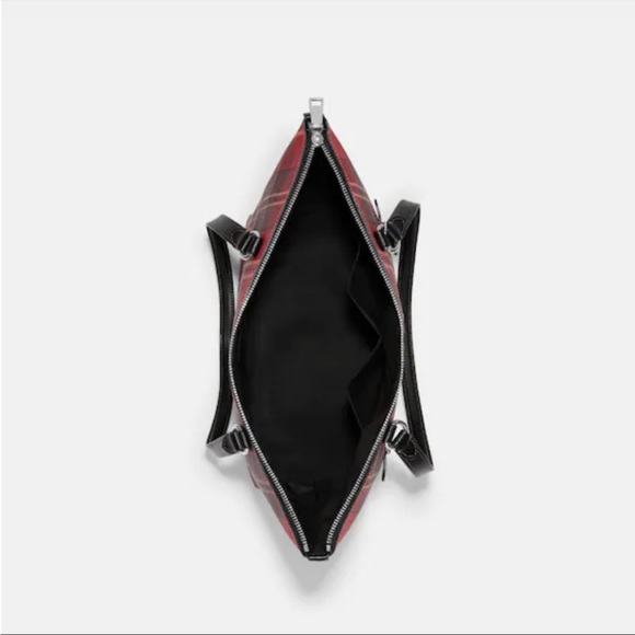 Coach Gallery Tote & Wallet in Plaid print - Picture 5 of 8